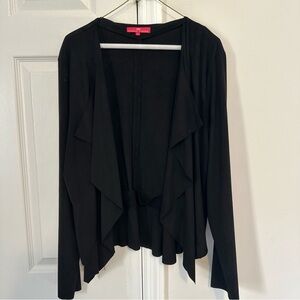 Elaine Turner Black Dakota waterfall jacket